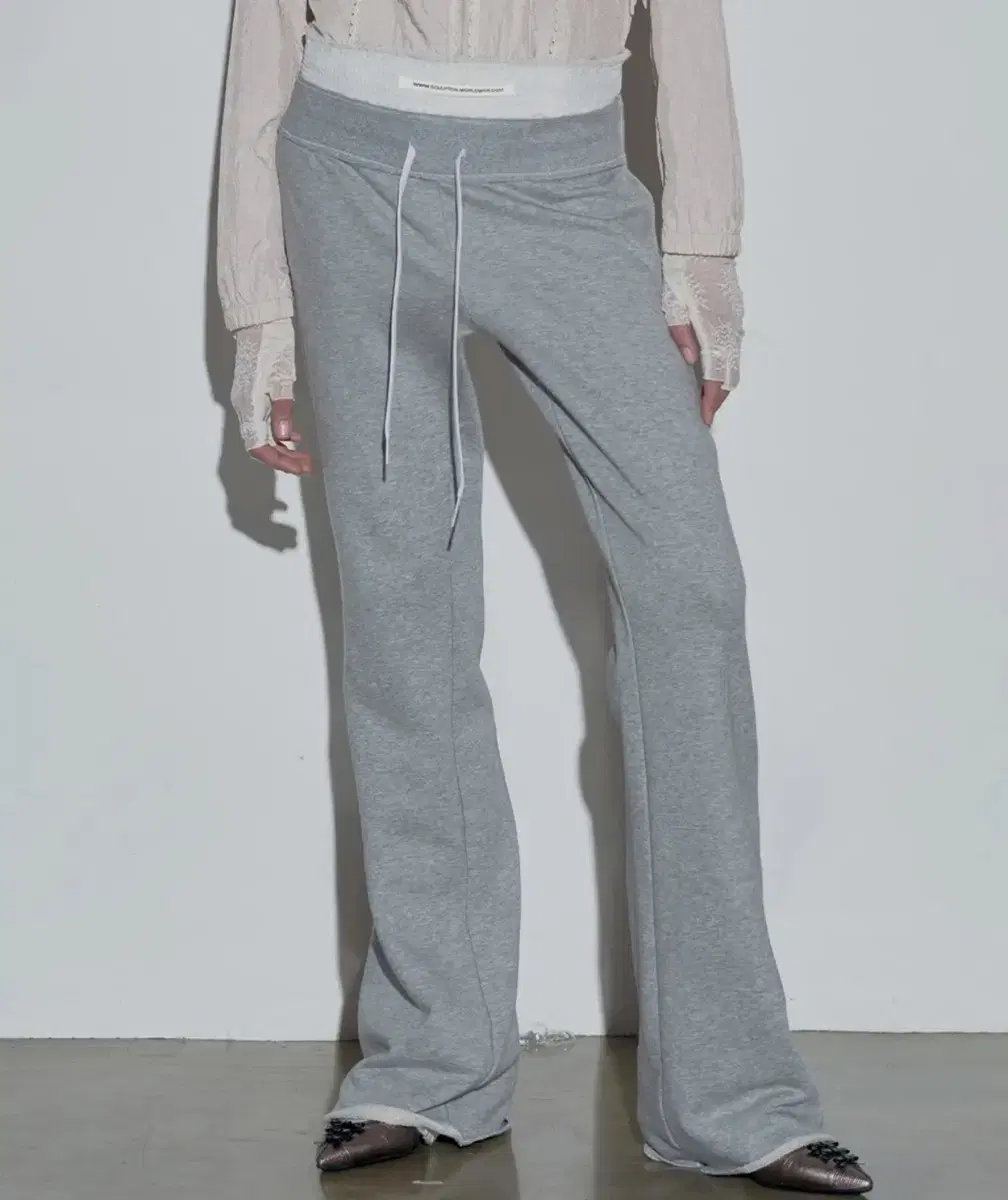 스컬프터 trunk layered sweat pants 트렁크 레이어드